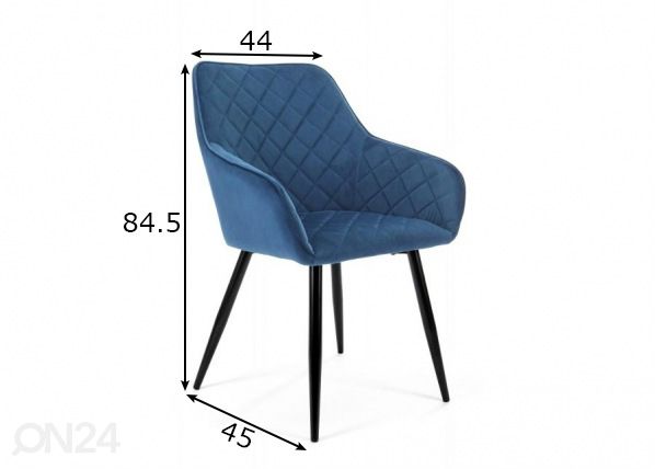 Tuoli, 2 kpl mitat