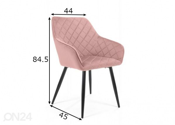 Tuoli, 2 kpl mitat