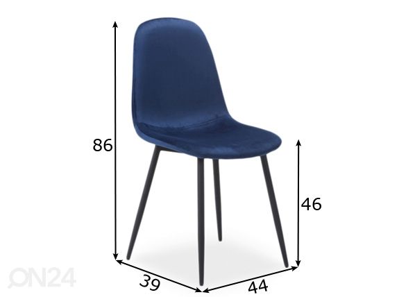 Tuoli mitat