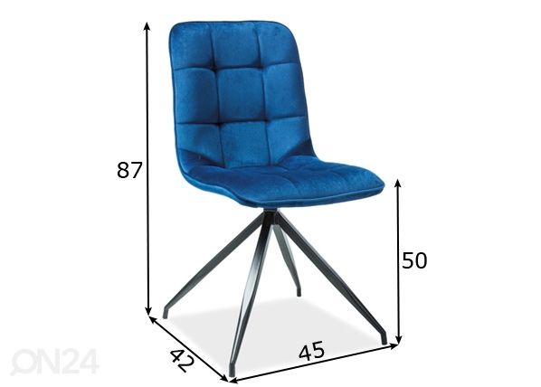 Tuoli mitat