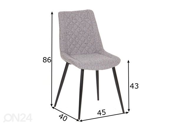 Tuoli mitat
