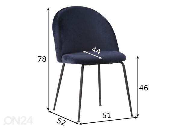 Tuoli mitat