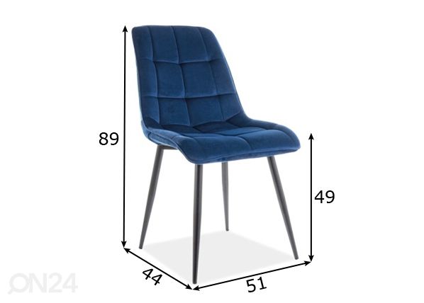 Tuoli mitat