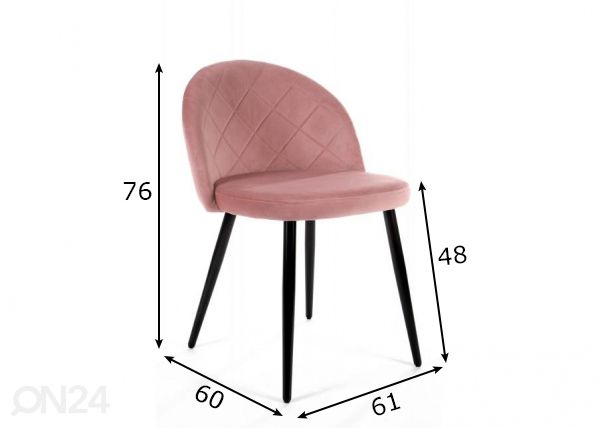 Tuoli 4 kpl mitat