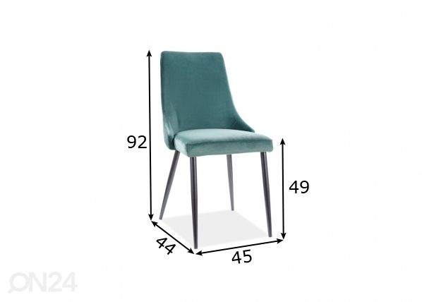 Tuoli mitat