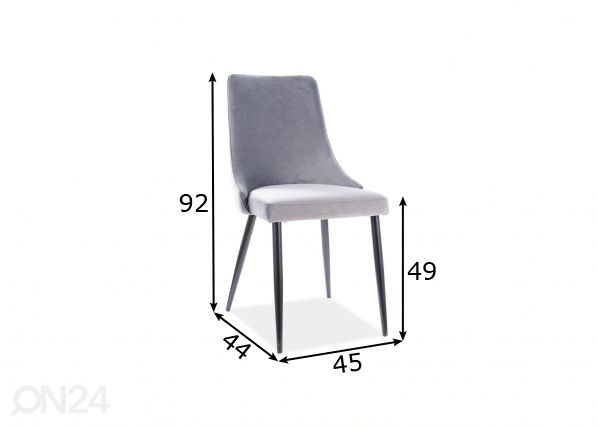 Tuoli mitat