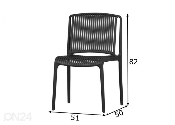 Tuoli mitat