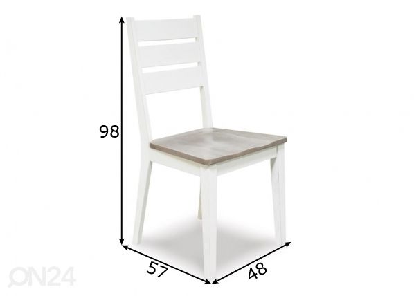 Tuoli mitat