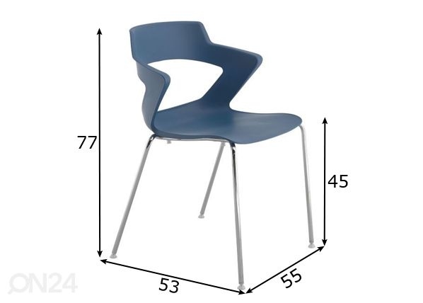 Tuoli Aoki mitat