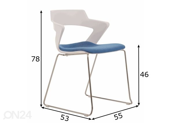 Tuoli Aoki mitat
