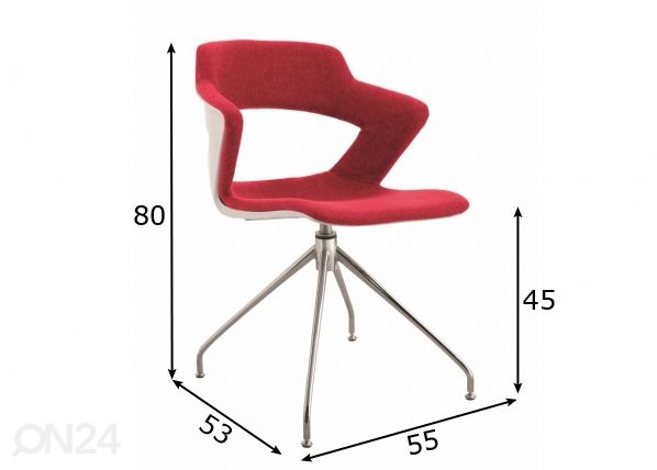 Tuoli Aoki Swiss mitat
