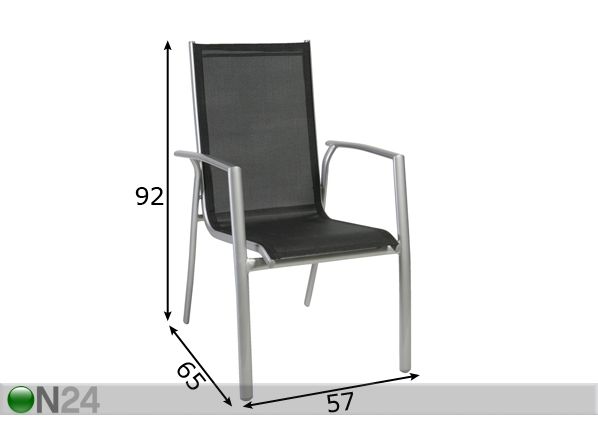 Tuoli AVANTI mitat