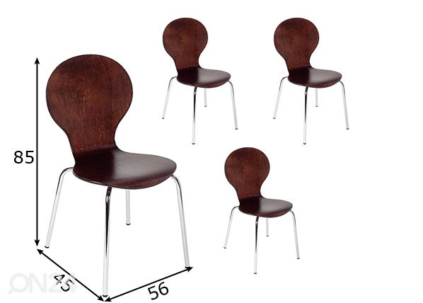 Tuoli BUNDY NEW, 4 kpl mitat