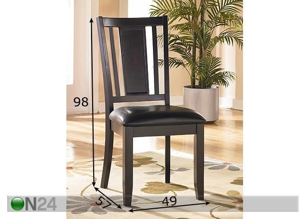 Tuoli CARLYLE 2 kpl mitat