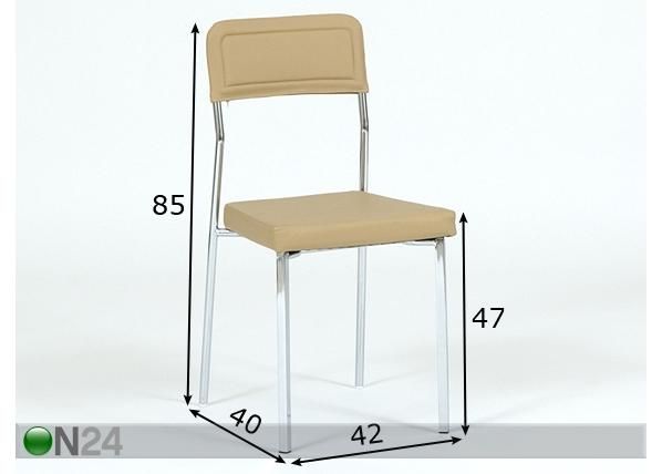 Tuoli EASY mitat
