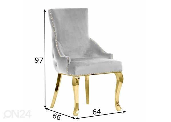 Tuoli Edward Glamour mitat