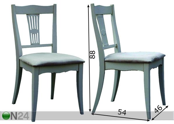 Tuoli ELISABETH -08, 2 kpl mitat