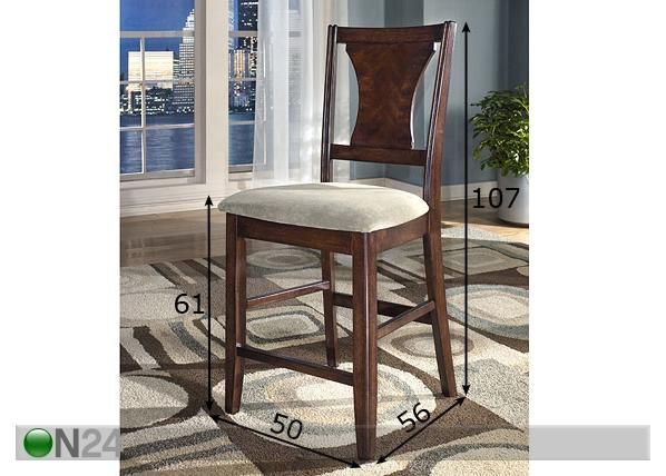 Tuoli GLENWOOD 2 kpl mitat