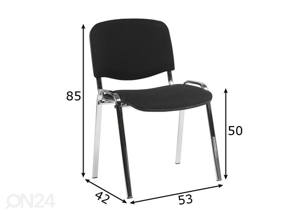 Tuoli ISO mitat