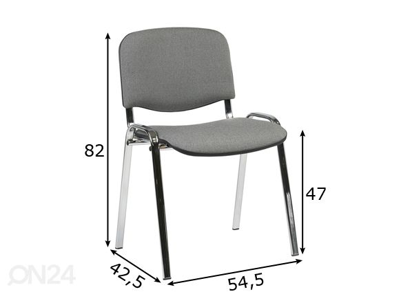 Tuoli ISO mitat