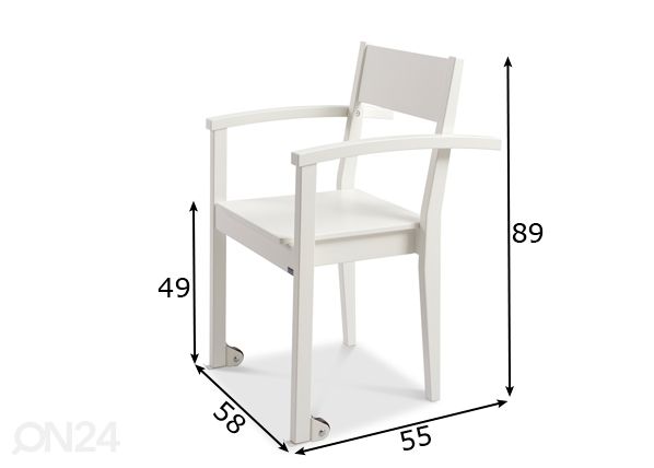 Tuoli JOKI, koivu mitat