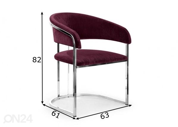 Tuoli Marcille 2 mitat