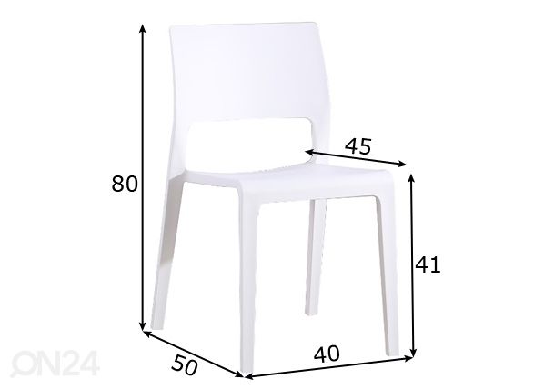 Tuoli Nilsen mitat