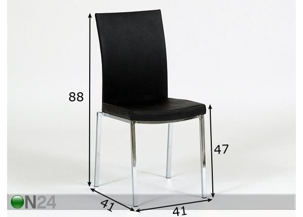 Tuoli QUAD mitat