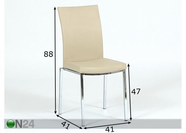 Tuoli QUAD mitat