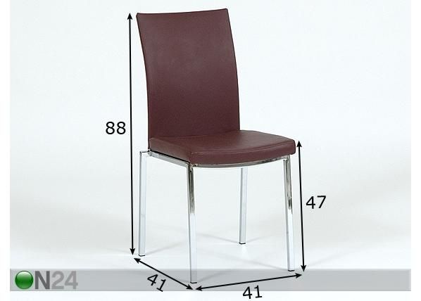 Tuoli QUAD mitat