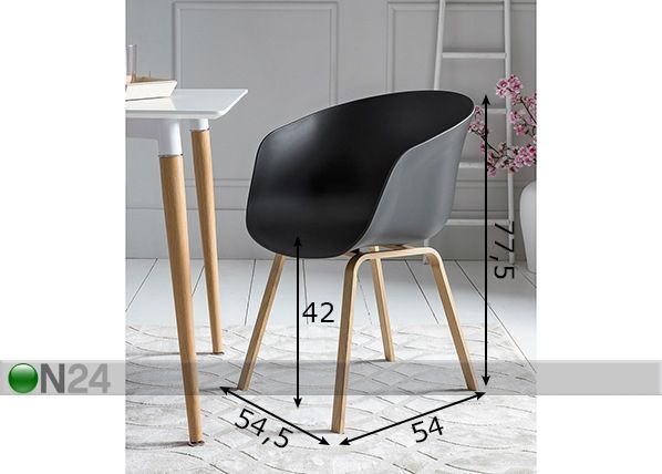 Tuolit, 2 kpl mitat