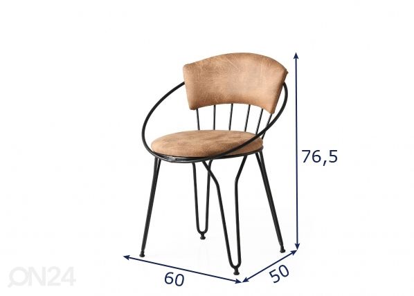 Tuolit, 2 kpl mitat