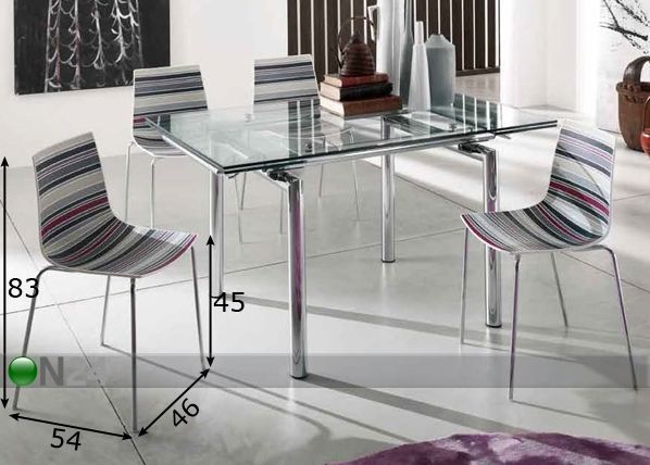 Tuolit AIDA, 4 kpl mitat