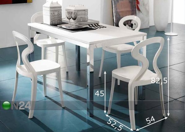 Tuolit AQUA, 4 kpl mitat