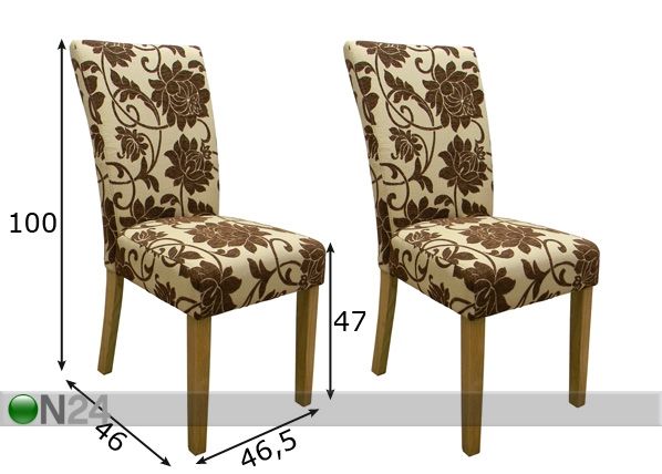 Tuolit DERBY, 2 kpl mitat