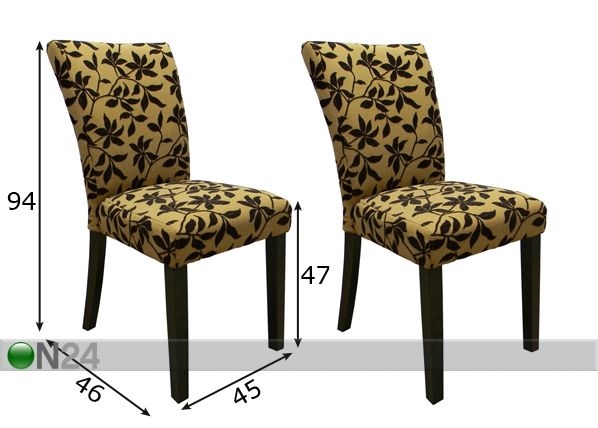 Tuolit DERBY, 2 kpl mitat