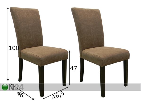 Tuolit DERBY, 2 kpl mitat