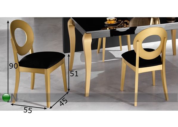 Tuolit DUCHESSA, 2 kpl mitat