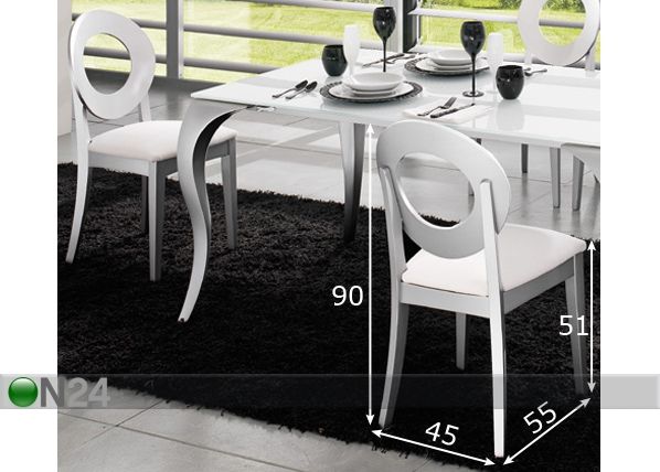 Tuolit DUCHESSA, 2 kpl mitat