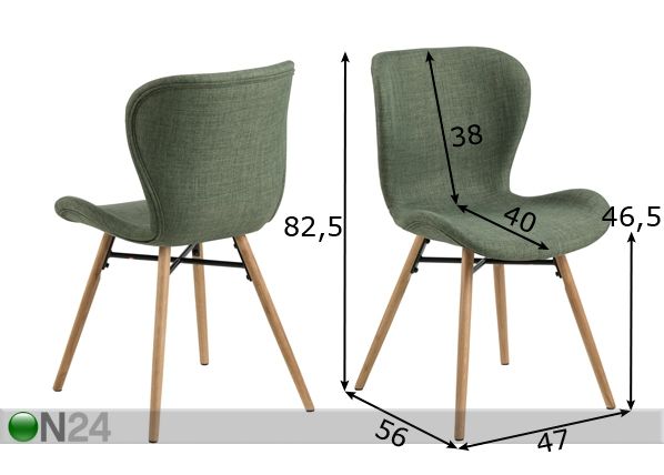Tuolit Filomena, 2 kpl mitat