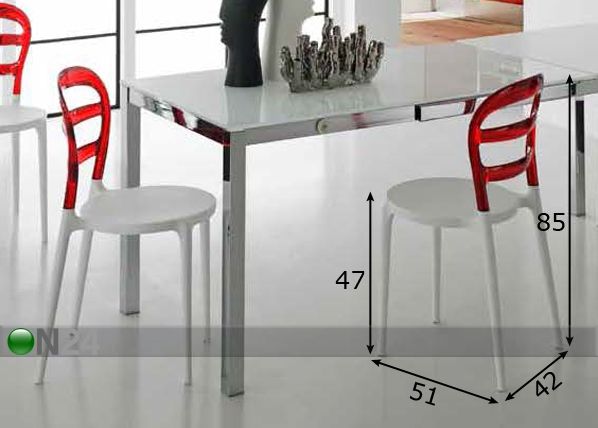 Tuolit FREE, 4 kpl mitat