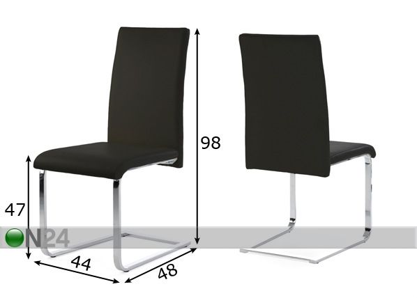 Tuolit FRITZ, 4 kpl mitat