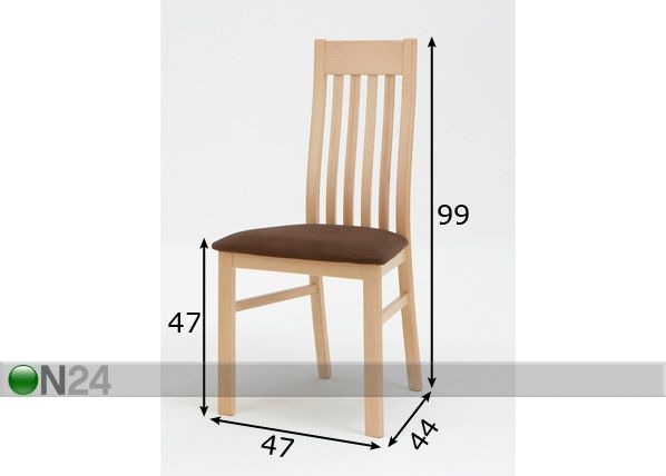 Tuolit GALA I, 2 kpl mitat