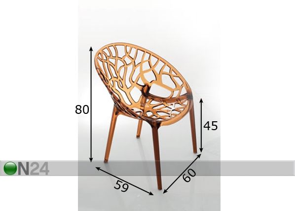 Tuolit GRACE, 4 kpl mitat