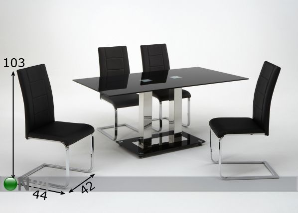 Tuolit JOSY, 4 kpl mitat