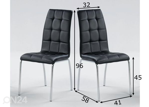 Tuolit KRISTA, 2 kpl mitat