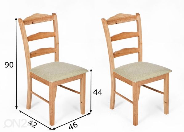 Tuolit LATINA, 2 kpl mitat