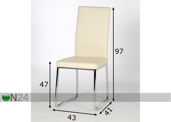 Tuolit MAJA, 4 kpl mitat