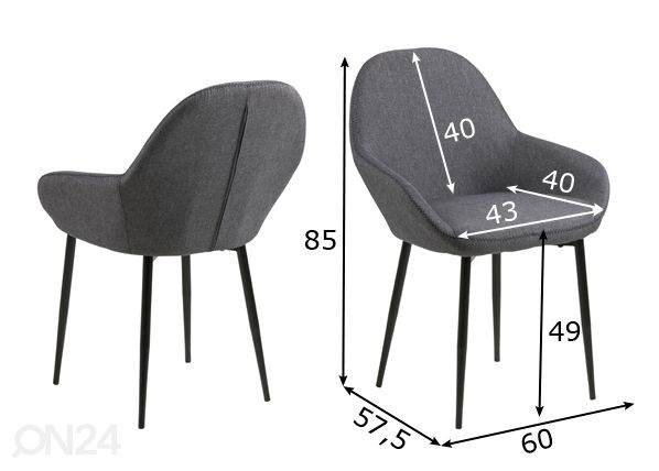 Tuolit New, 2 kpl mitat