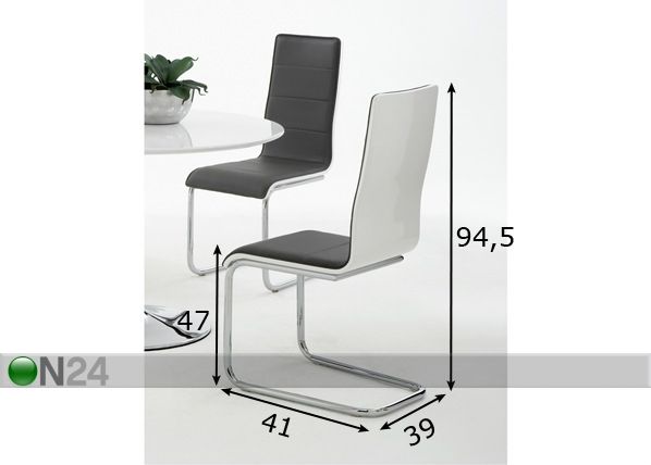 Tuolit PAM. 4 kpl mitat